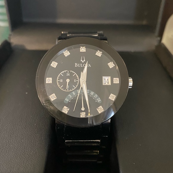Mens Bulova Diamond Watch